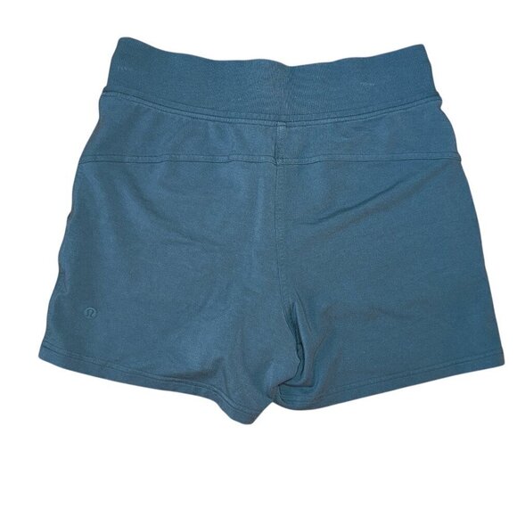 Lululemon Modal Cotton Every Moment Short 3.5” Steel Teal | Size 6 - Picture 2 of 4